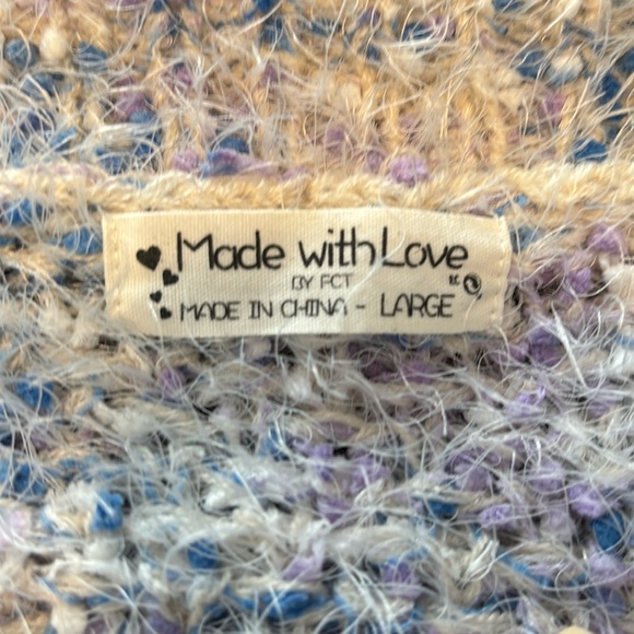 Fun Cozy Multicolored Sweater - Picture 2 of 3